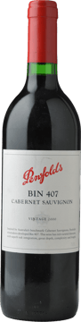 PENFOLDS Bin 407 Cabernet Sauvignon, South Australia 2000 Bottle image number 0