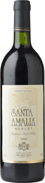 SANTA AMALIA Merlot, Valle del Rapel 2000 Bottle image number 0