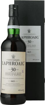 LAPHROAIG 30 Y.O. Extremely Rare 43% A.B.V, Islay NV Bottle image number 0