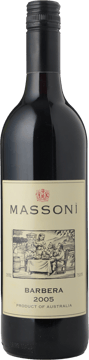 MASSONI WINES Barbera, Pyrenees 2005 Bottle image number 0