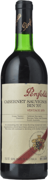 PENFOLDS Bin 707 Cabernet Sauvignon, South Australia 1979 Bottle image number 0