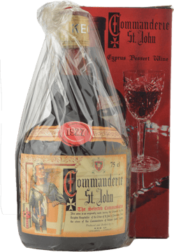 COMMANDERIE ST JOHN Dessert Wine, Cyprus 1927 Bottle image number 0