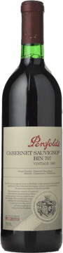 PENFOLDS Bin 707 Cabernet Sauvignon, South Australia 1993 Bottle image number 0