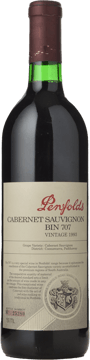 PENFOLDS Bin 707 Cabernet Sauvignon, South Australia 1993 Bottle image number 0