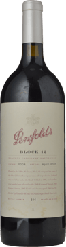 PENFOLDS Block 42 Kalimna Cabernet Sauvignon, Barossa Valley 2004 Magnum image number 0