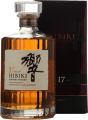 SUNTORY Hibiki 17 Year Old Japanese Whisky 43% ABV, Japan NV 700ml image number 0