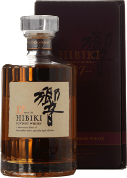 SUNTORY Hibiki 17 Year Old Japanese Whisky 43% ABV, Japan NV 700ml image number 0