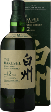 SUNTORY Hakushu 12 Year Old 43% ABV Single Malt Whisky, Japan NV 700ml image number 0