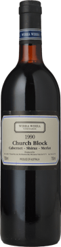 WIRRA WIRRA Church Block Cabernet Shiraz Merlot, McLaren Vale 1990 Bottle image number 0