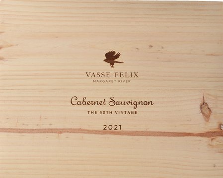 VASSE FELIX Cabernet Sauvignon, Margaret River Wooden Box 6pk  2021 Case image number 0