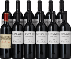 LANGTONS Clarendon Hills Hickinbotham Cabernet and Calon Segur 12 pack  2011 Case image number 0
