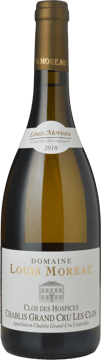 DOMAINE LOUIS MOREAU Grand Cru Les Clos Clos des Hospices, Chablis 2018 Bottle image number 0