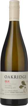 OAKRIDGE ESTATE 864 Funder & Diamond Vineyard Drive Block Chardonnay, Yarra Valley 2021 Bottle image number 0