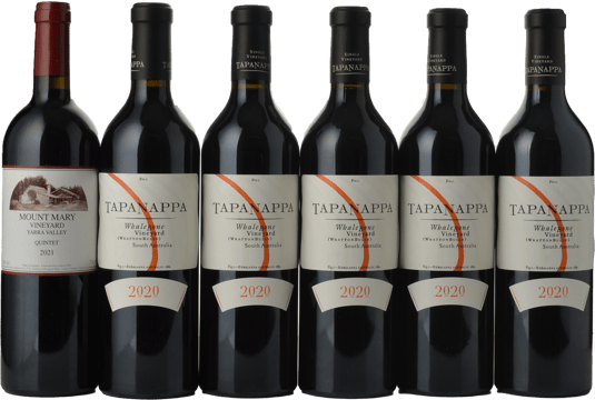 LANGTONS Tapanappa Whalebone Vineyard and Mount Mary Quintet 6 Pack MV Case image number 0