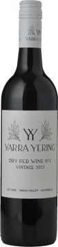 YARRA YERING Dry Red Wine No.3, Yarra Valley 2022 Bottle image number 0