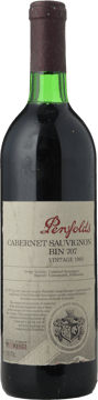 PENFOLDS Bin 707 Cabernet Sauvignon, South Australia 1993 Bottle image number 0