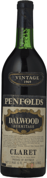 PENFOLDS Dalwood Hermitage Claret, Hunter Valley 1969 Bottle image number 0