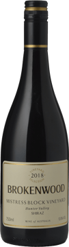 BROKENWOOD WINES Mistress Block Shiraz, Hunter Valley 2018 Bottle image number 0