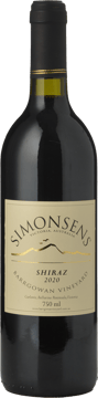 SIMONSENS Barrgowan Vineyard Shiraz, Bellarine Peninsula 2020 Bottle image number 0