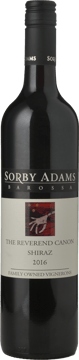SORBY ADAMS WINES The Reverend Canon Shiraz, Barossa Valley 2016 Bottle image number 0