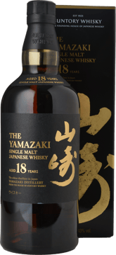 SUNTORY Yamazaki 18 Year Old Japanese Whisky 43% ABV, Japan NV 700ml image number 0