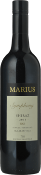 MARIUS WINES Symphony Single Vineyard Shiraz, McLaren Vale 2014 Bottle image number 0