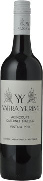 YARRA YERING Agincourt Cabernet Malbec, Yarra Valley 2018 Bottle image number 0