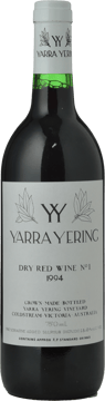 YARRA YERING Dry Red Wine No.1 Cabernets, Yarra Valley 1994 Bottle image number 0