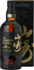 SUNTORY Yamazaki 18 Year Old Japanese Whisky 43% ABV, Japan NV 700ml