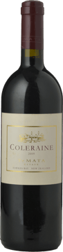 TE MATA ESTATE Coleraine Cabernet Sauvignon Merlot Cabernet Franc, Hawkes Bay 2009 Bottle image number 0