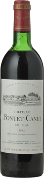 CHATEAU PONTET-CANET 5me cru classe, Pauillac 1982 Bottle image number 0