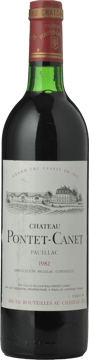 CHATEAU PONTET-CANET 5me cru classe, Pauillac 1982 Bottle image number 0