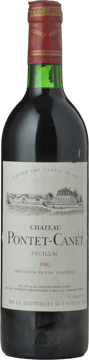 CHATEAU PONTET-CANET 5me cru classe, Pauillac 1982 Bottle image number 0