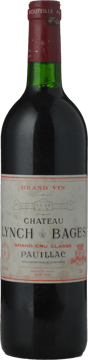 CHATEAU LYNCH-BAGES 5me cru classe, Pauillac 1996 Bottle image number 0