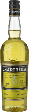 CHARTREUSE Yellow Liqueur 40% ABV, France NV 700ml image number 0
