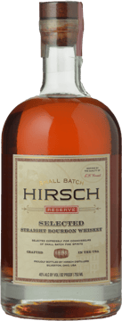 HIRSCH DISTILLERS Small Batch Reserve 46% ABV Bourbon, U.S.A. NV Bottle image number 0