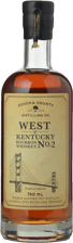 SONOMA COUNTY DISTILLING CO. West of Kentucky No.2 47.5% ABV Bourbon, Sonoma County NV Bottle