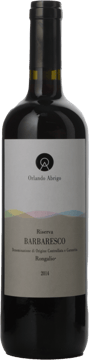 ORLANDO ABRIGO Rongalio, Riserva , Barbaresco DOCG 2014 Bottle image number 0