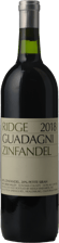 RIDGE VINEYARDS Gaudagni Zinfandel, Santa Cruz Mountains 2018 Bottle