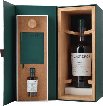 THE LAST DROP DISTILLERS Release No. 29 Jamaican Rum Cask Finished 50 Year Old Blended Scotch Whisky 49.1% ABV with 50ml Sample Bottle, Scotland NV 700ml image number 0