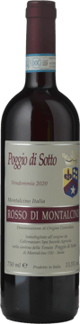 FATTORIA POGGIO DI SOTTO , Rosso di Montalcino DOC 2020 Bottle image number 0