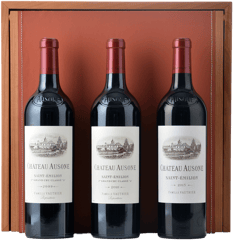 CHATEAU AUSONE Coffret Collection (09,10,15) 3 Bottle Set , St-Emilion MV Case image number 0