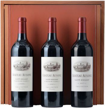 CHATEAU AUSONE Coffret Collection (09,10,15) 3 Bottle Set , St-Emilion MV Case image number 0