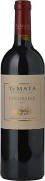 TE MATA ESTATE Coleraine Cabernet Sauvignon Merlot Cabernet Franc, Hawkes Bay 2023 Bottle image number 0