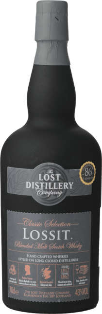 THE LOST DISTILLERY COMPANY Lossit Classic Selection Blended Malt Scotch Whisky 43% ABV , Scotland NV
