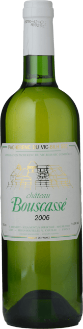 CHATEAU BOUSCASSE, Pacherenc du Vic Bilh Sec 2006