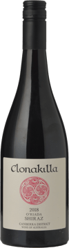 CLONAKILLA O'Riada Shiraz, Canberra District 2018 Bottle image number 0
