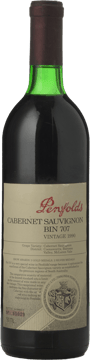 PENFOLDS Bin 707 Cabernet Sauvignon, South Australia 1990 Bottle image number 0