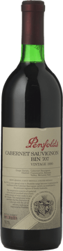 PENFOLDS Bin 707 Cabernet Sauvignon, South Australia 1990 Bottle image number 0
