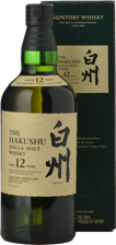 SUNTORY Hakushu 12 Year Old 43% ABV Single Malt Whisky, Japan NV 700ml